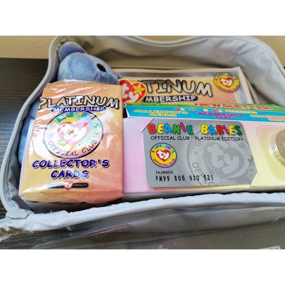 1999 Ty Beanie Babies Platinum Edition Kit Clubby II - Picture 2 of 5